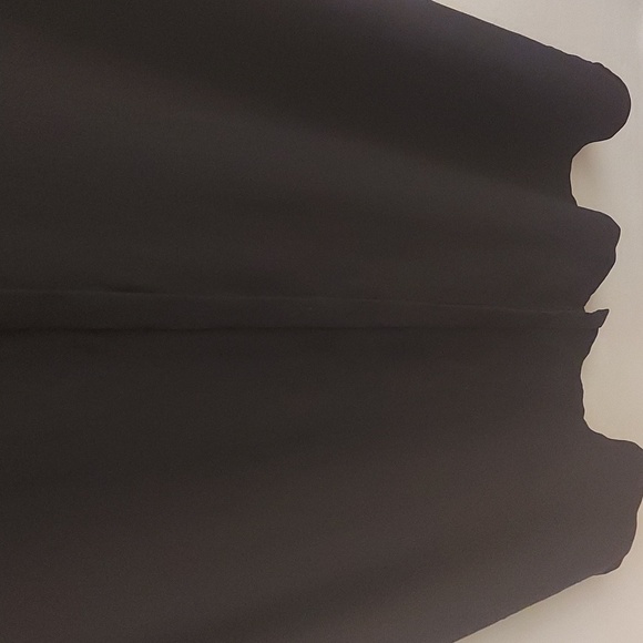 EILEEN FISHER Black Silk Sleeveless Button Down Maxi Dress with Mandarin Collar - Picture 4 of 11